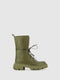 Botas com Atacadores em Khaki